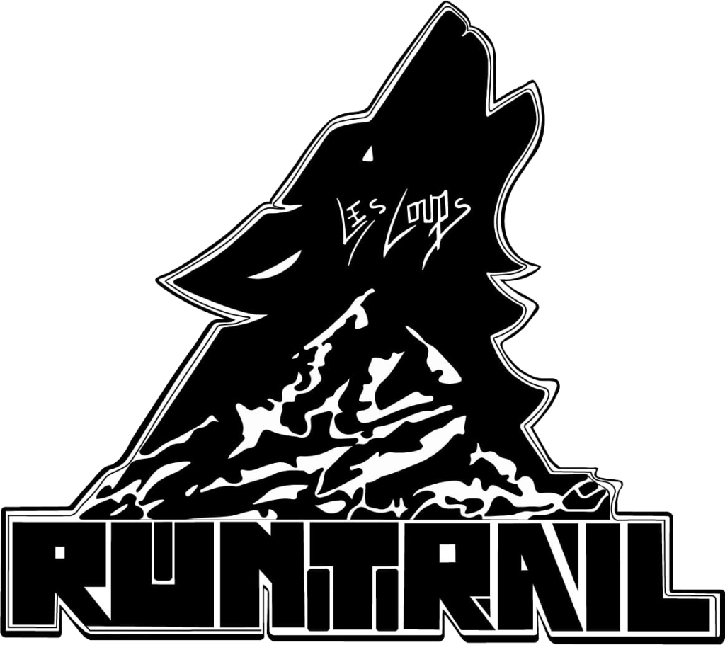 Logo association trail run trail les loups dagneux